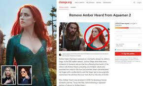 A petition by johnny depp supporters to remove amber heard from the aquaman sequel has gathered more than 1.5 million signatures. Aquaman 2 Petition To Fire Amber Heard Gets Over 1 5m Signatures Daily Mail Online
