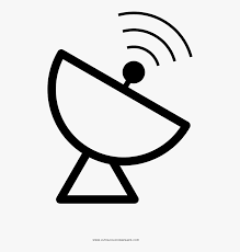 Veio tudo certinho em uma semana chegou! Satellite Dish Coloring Page Desenho De Uma Antena De Tv Hd Png Download Kindpng