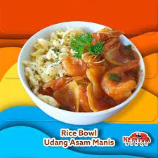 Rice Bowl Udang Asam Manis Video