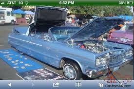 Don't miss what's happening in your neighborhood. Stock 1964 Chevy Impala Super Sport Convertible Lowrider