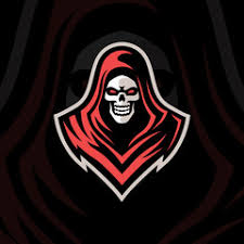 Logo gaming polos free fire. Grim Reaper Esport Gaming Mascot Logo Template Logo Design Art Grim Reaper Logo Templates
