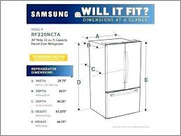 What Is The Width Of A Standard Size Refrigerator Design Innovation In 2020 Refrigerator Sizes Refrigerator Dimensions Whirlpool Refrigerator