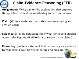 We did not find results for: Ppt Claim Evidence Reasoning Cer How Does Weathering And Erosion Occur Powerpoint Presentation Id 2453503