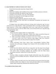 Terdapat beberapa cara atau trik untuk membuat atau menuliskan kertas kerja ini, trik ini adalah cara yang paling umum digunakan dalam membuat kertas kerja. Cara Membuat Kertas Kerja Baik
