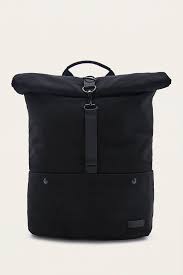 bdg black canvas roll top backpack white leather backpack top backpacks backpacks