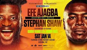 Efe Ajagba contra Stephan Shaw este sábado en Verona