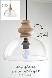 It's easy and i am going to show you how i made a diy pendant light for my craft room/office with the help of a. Diy Glass Pendant Light Fixture Knockoff In 2020 Diy Pendant Light Glass Pendant Light Diy Glass