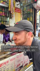 Would you try this crazy fire snack? #Bangladesh