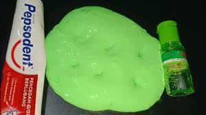 Cara Membuat Slime Dari Minyak Kayu Putih Dan Pasta Gigi Pepsodent Youtube