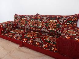 Arabic Style Majlis Floor Sofa Set Floor Couch Oriental Etsy Floor Couch Sofa Handmade Floor Seating