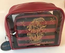 Primark Harry Potter Gryffindor 3 In 1 Make Up Cosmetic Toiletries Bag Bn Harry Potter Gryffindor Potter Harry Potter
