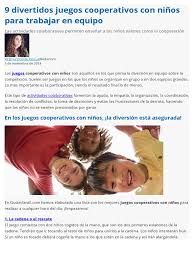 3 propuesta práctica de juegos cooperativos en educación física. 9 Divertidos Juegos Cooperativos Con Ninos Para Trabajar En Equipo Deportes Ocio