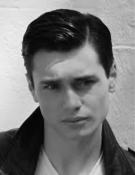 Guy Kremer Short Black Straight Hair Styles 24346 1950s Mens Hairstyles Greaser Hair 1950s Hairstyles