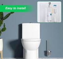 Kit di ricambio per sistema di scarico WC, 4 pezzi, 1 valvola di scarico +  1 valvola di ingresso dell'acqua + 2 viti in rame, ricambio regolabile in  ...