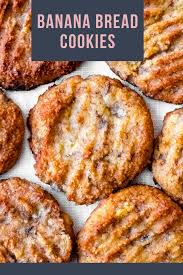 Banana Bread Cookies In 2020 Banana Cookie Recipe Banana Recipes Baking