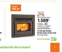 Sans être fumiste, j'ai déjà une bonne expérience avec 2 poêles à bois (dont un aduro) et 2 poêles à pellet mcz installés par mes soins. Oferta Inserts De Pellets Tj Atlas 10 Kw De 64x61 1x57 7 Cm En Leroy Merlin