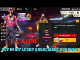 Free fire redeem codes for 1st march 2021. Dj Alok Buy In My Lucky Subscriber Account Unique Gamers Garena Free Fire Youtube