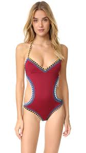 Push up, high waisted, underwire, floral&leafy, triangle Red White And Blue Swimsuits Popsugar Fashion