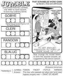 Or, we can simply buy crosswords online here are the best online crosswords for adult: Jumble Puzzles Comics Poststar Com