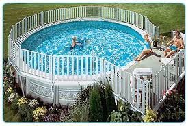 Above ground pool fence brackets. Aboveground Pool Fence Installation Intheswim Pool Blog