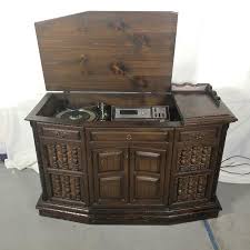 I have a sylvania 45c16m record player cabinet. Lot 32 1950 1960 Sylvania Record Player 8 Track Tape Radio Console Cabinet Estatesales Org