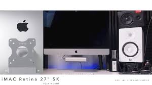 Der im praxistest von computer bild überprüfte imac mit 27 zoll arbeitet mit einem intel core i3 550 mit einer taktfrequenz von 3,2 gigahertz und vier megabyte. Imac Retina 27 5k Vesa Mount Youtube