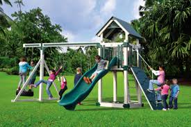 Gorilla playsets have become one of our most popular swing set brands, and for good reason. Outdoor Kids Vinyl Playsets And Swing Set Series Swing Kingdom