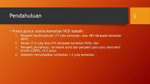 .adalah punca utama mendorong kepaa risiko penyakit tidak berjangkit atau non communicable disease (ncd). Penyakit Tidak Berjangkit Ppt Download
