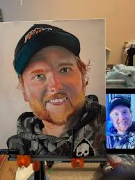 Hello, I present you my painting for me exciting because for the first time  I paint with oil and I think it turned out well. Size 70/90 I'd love to  hear opinions.