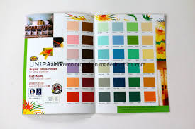 Hot Item Custom Decorative Wall Paint System Pantone Color Card