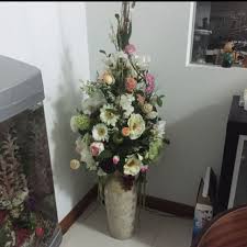 Shop wide selection of vases at ikea. Ikea Floor Vase And Flower Arrangement Furniture On Carousell