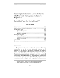 (1) this act may be cited as the personal data protection act 2010. Pdf Teaching Constitutional Law In Malaysia The Universiti Kebangsaan Malaysia S Experience Faridah Jalil Academia Edu