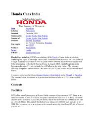 Honda cars india limited, a subsidiary of honda, is a leading manufacturer and exporter of premium cars in india. Car Hd Collection Honda Cars India Ltd Noida