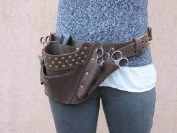 shears hip bag leather barber holster stylist waist bag etsy leather hip bag hip bag thigh holster bag