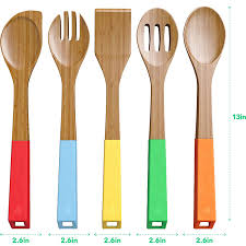 Instead, heed food network kitchen's concise list of the most useful kitchen utensils — including which ones you can totally go cheap on and save some money. Bamboo Cooking Spoons Colorful Wood Cooking Utensil Set Wood Kitchen Utensils Cookware Home Living
