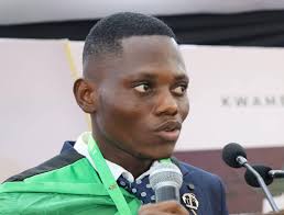 COLLEGE OF SCIENCE]🎓; Enyɛ regular oo! CWA of 88.05🫡. Ebenezer Appiah  Odei claims the crown as Valedictorian of the College of Science.  #KNUSTLive
