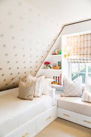 Sloped ceiling bedroom design ideas for storage, decorating, and space utilization. How To Wallpaper Sloping Or Slanting Ceilings Choice Of Wallpaper Ideas And Methods Blog Inspiration Wallpaper From The 70s