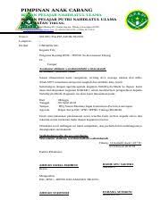Surat tugas atau yang disebut juga surat mandat merupakan surat yang isinya berupa perintah untuk mengerjakan suatu kegiatan. Surat Mandat Ipnu Docx Pimpinan Anak Cabang Ikatan Pelajar Nahdlatul Ulama Kecamatan Tikung Sekretariat Jl Raya Mantup Ds Guminingrejo Tikung Lamongan Course Hero