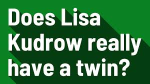 After making appearances in several 1980s television sitcoms. Does Lisa Kudrow Really Have A Twin Youtube