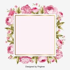 Frame Vector And Png In 2020 Flower Frame Pink Flowers Background Flower Backgrounds
