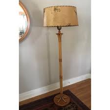Au $42.31 to au $73.59. 1950s Vintage Midcentury French Rattan Bamboo Floor Lamp With Original Parchment Shade Chairish