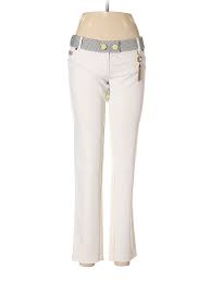 details about celyn b women ivory casual pants 46 italian