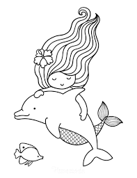 Enchanted beautiful mermaid coloring pages. 57 Mermaid Coloring Pages Free Printable Pdfs