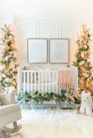 Drape garland along your headboard. Nursery Christmas Decorations Whimsical Bedroom Ideas Kelley Nan