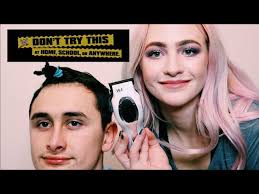 Attempting to give my boyfriend a fade..