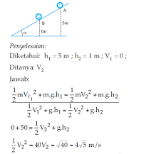 Energi Mekanik Pengertian Hukum Kekekalan Rumus Dan Contoh Soal