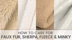Are you wondering how to wash faux fur? How To Care For Faux Fur Sherpa Fleece Minky Fabric Youtube