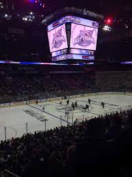 nationwide arena section 106 home of columbus blue jackets