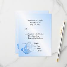 Sailboat Theater Rsvp With Menu Choice Of Entree Ad Sponsored Menu Choice Entree Rsvp Rsvp Wedding Themes Unique Response Cards