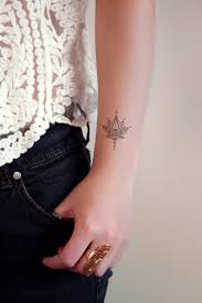 Lotus Temporary Tattoo Boho Tattoo Bohemian Tattoo Boho Etsy In 2020 Bohemian Tattoo Boho Tattoos Henna Style Tattoos